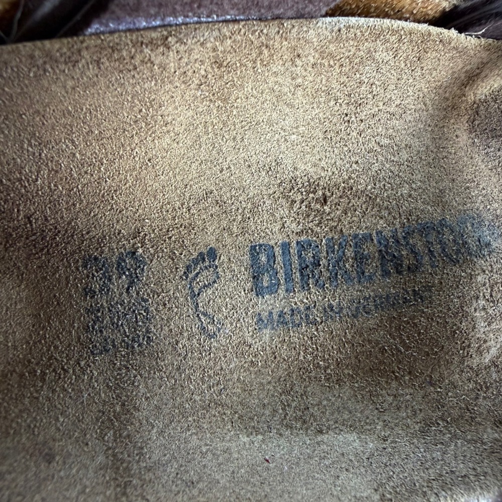 Birkenstock Mayari Stone Birko-Flor Toe Loop Sandals Mocha Brown EU39 US 8-8.5W - Picture 9 of 11